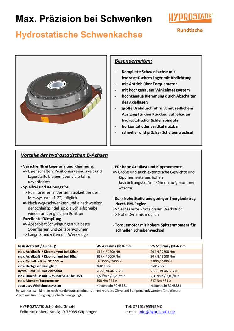 HYPROSTATIK-Flyer-Hydrostatic-B-Axis_cover page Cover page of flyer Hydrostatic swivel axis