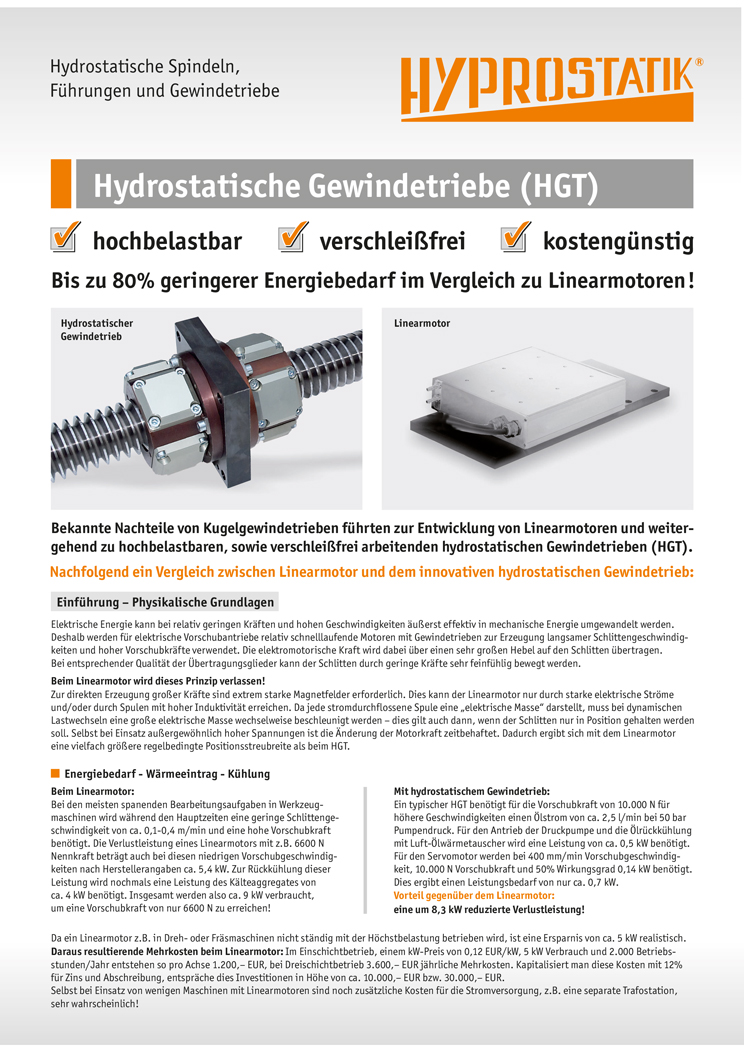 Hyprostatics_Flyer_Press_Release_German_Cover_sheet Cover sheet for flyer FI Hyprostatics 2023 in German
